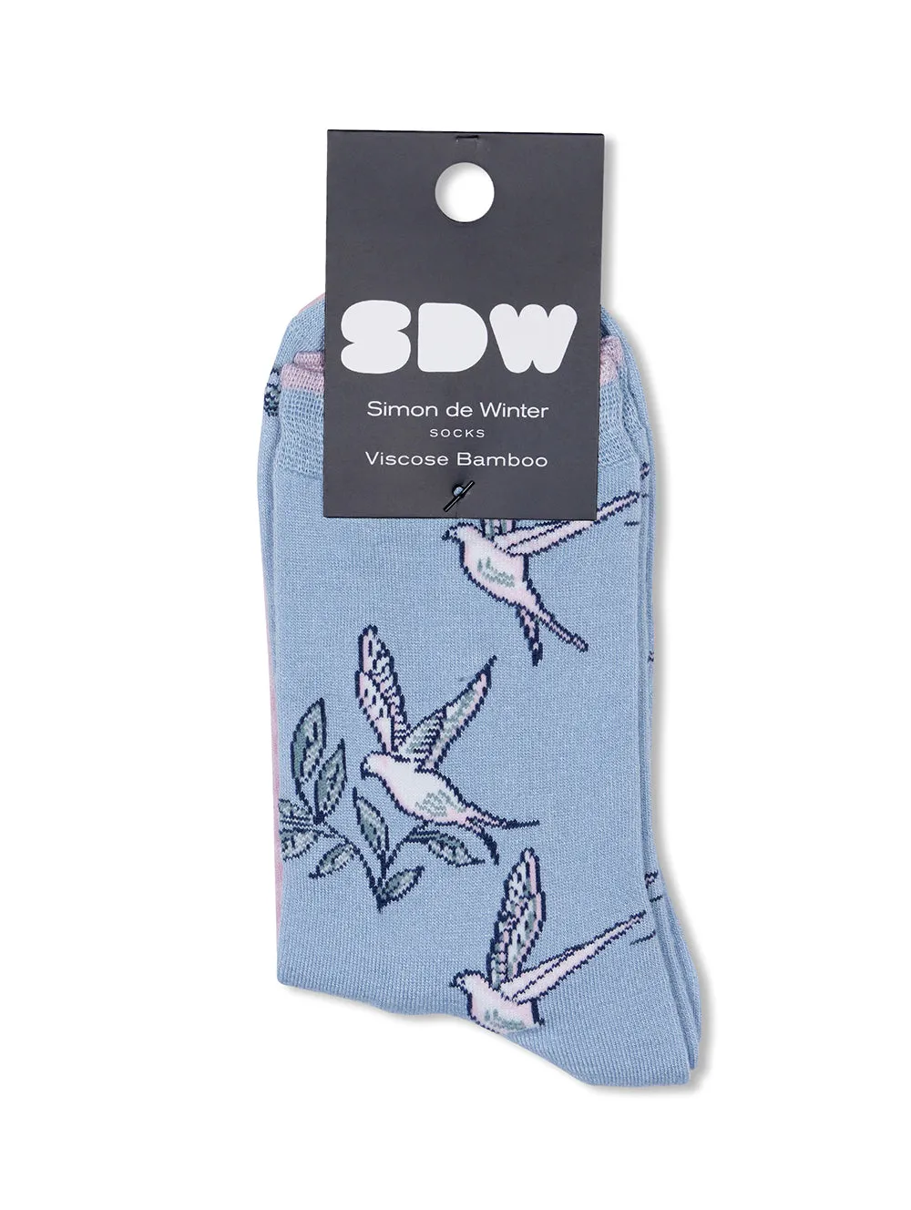 2 Pack Butterfly 3/4 Crew Socks