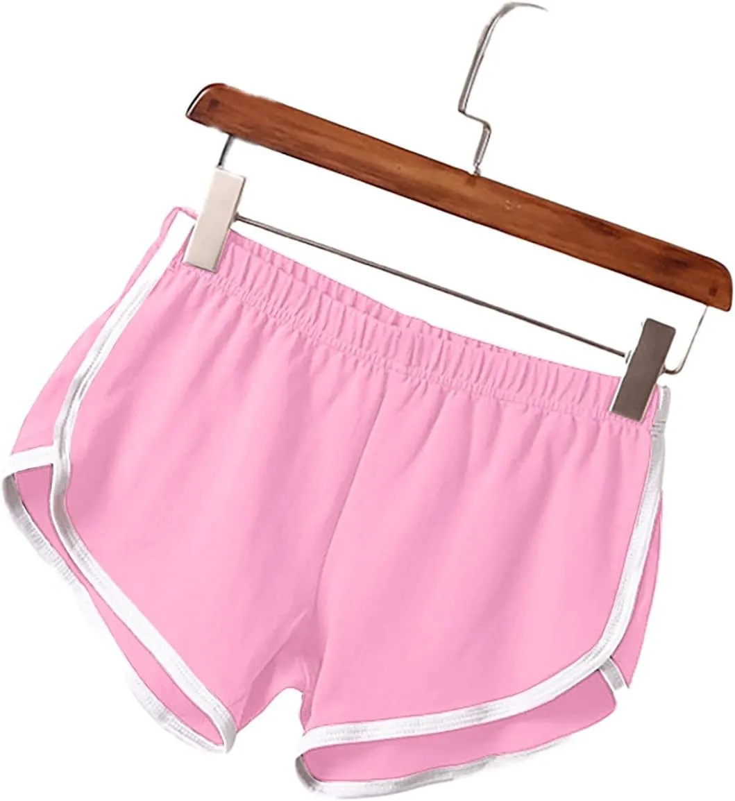 3 Pack Shorts for Women Summer Casual High Waisted Dolphin Workout Gym Running Athletic Sports Shorts Lounge