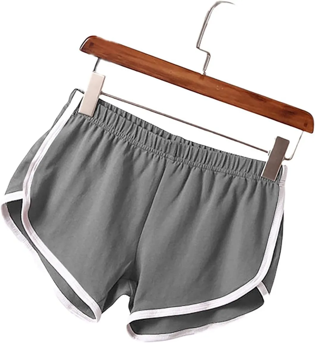 3 Pack Shorts for Women Summer Casual High Waisted Dolphin Workout Gym Running Athletic Sports Shorts Lounge