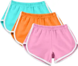 3 Pack Shorts for Women Summer Casual High Waisted Dolphin Workout Gym Running Athletic Sports Shorts Lounge