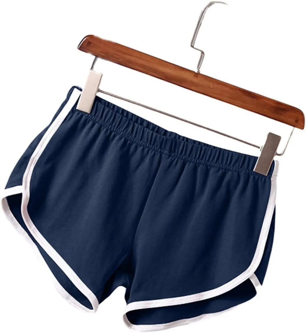 3 Pack Shorts for Women Summer Casual High Waisted Dolphin Workout Gym Running Athletic Sports Shorts Lounge