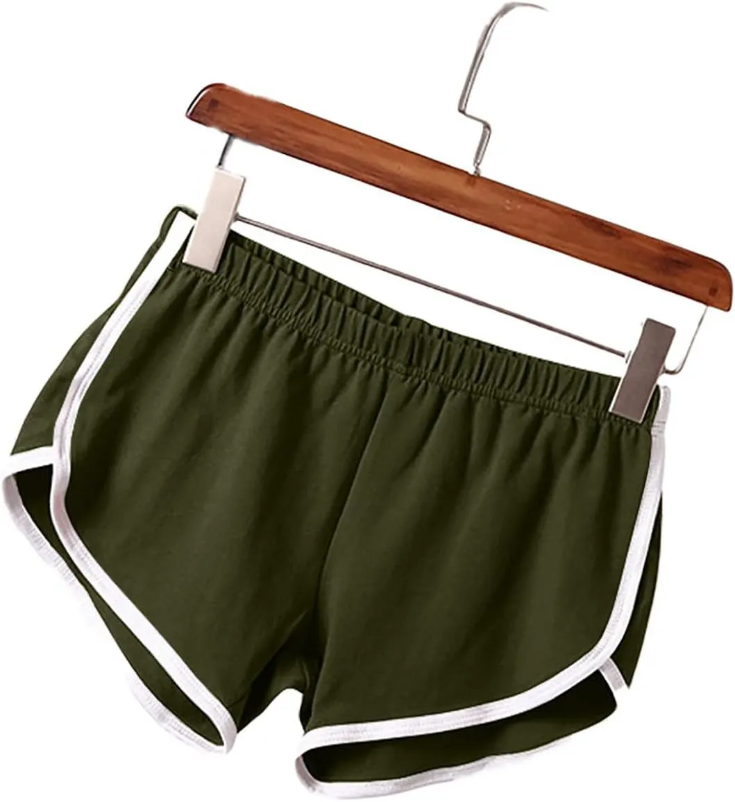 3 Pack Shorts for Women Summer Casual High Waisted Dolphin Workout Gym Running Athletic Sports Shorts Lounge