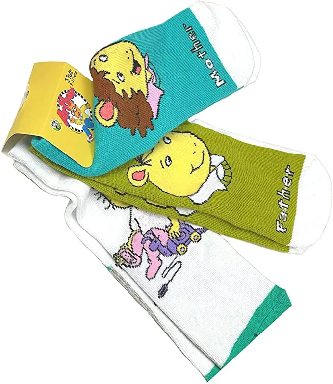 3 Pair PBS Kids Arthur & Friends Crew Socks