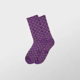 3D Diamond Plate - Purple