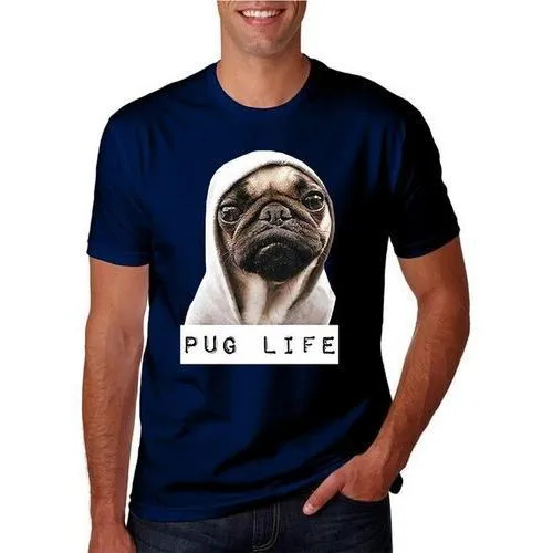 Adult Unisex Pug Life Funny Thug Life T-Shirt