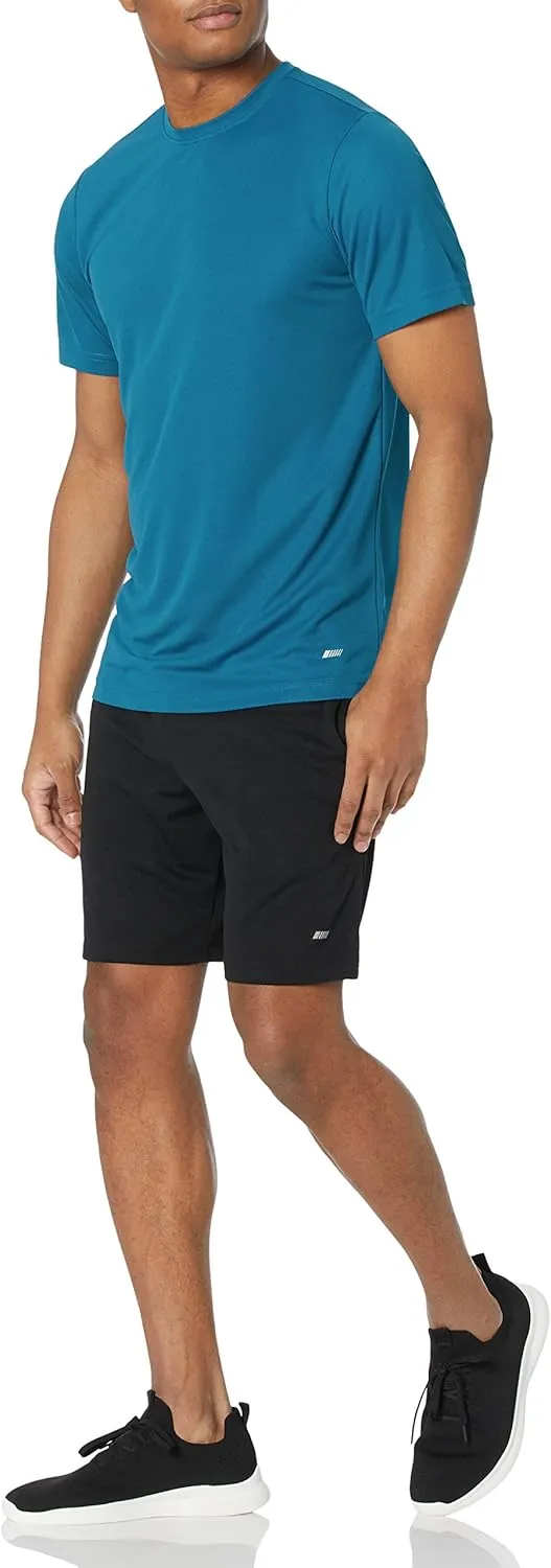 Amazon Essentials T-Shirts for Men, Active Performance Tech, Available in Big & Tall, Pack of 2