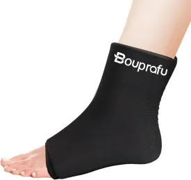 Ankle Ice Pack Wrap for Swelling, Plantar Fasciitis, Achilles Tendonitis, Arthritis, Foot Pain Foot Ice Pack Compression Cold and Hot Compress Therapy (L)