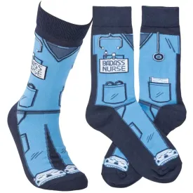 Badass Nurse Unisex Socks