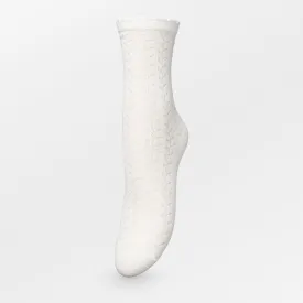 Becksöndergaard Birch White Leaf Cotta Sock