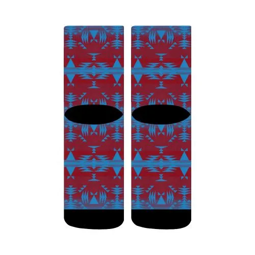 Between the Mountains Sierra Deep Lake Crew Socks