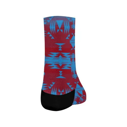 Between the Mountains Sierra Deep Lake Crew Socks