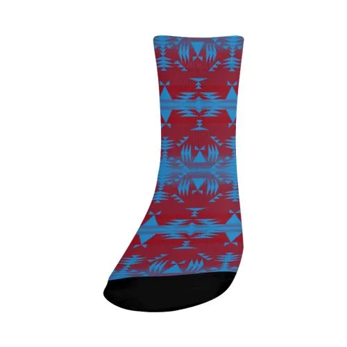 Between the Mountains Sierra Deep Lake Crew Socks