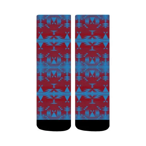 Between the Mountains Sierra Deep Lake Crew Socks
