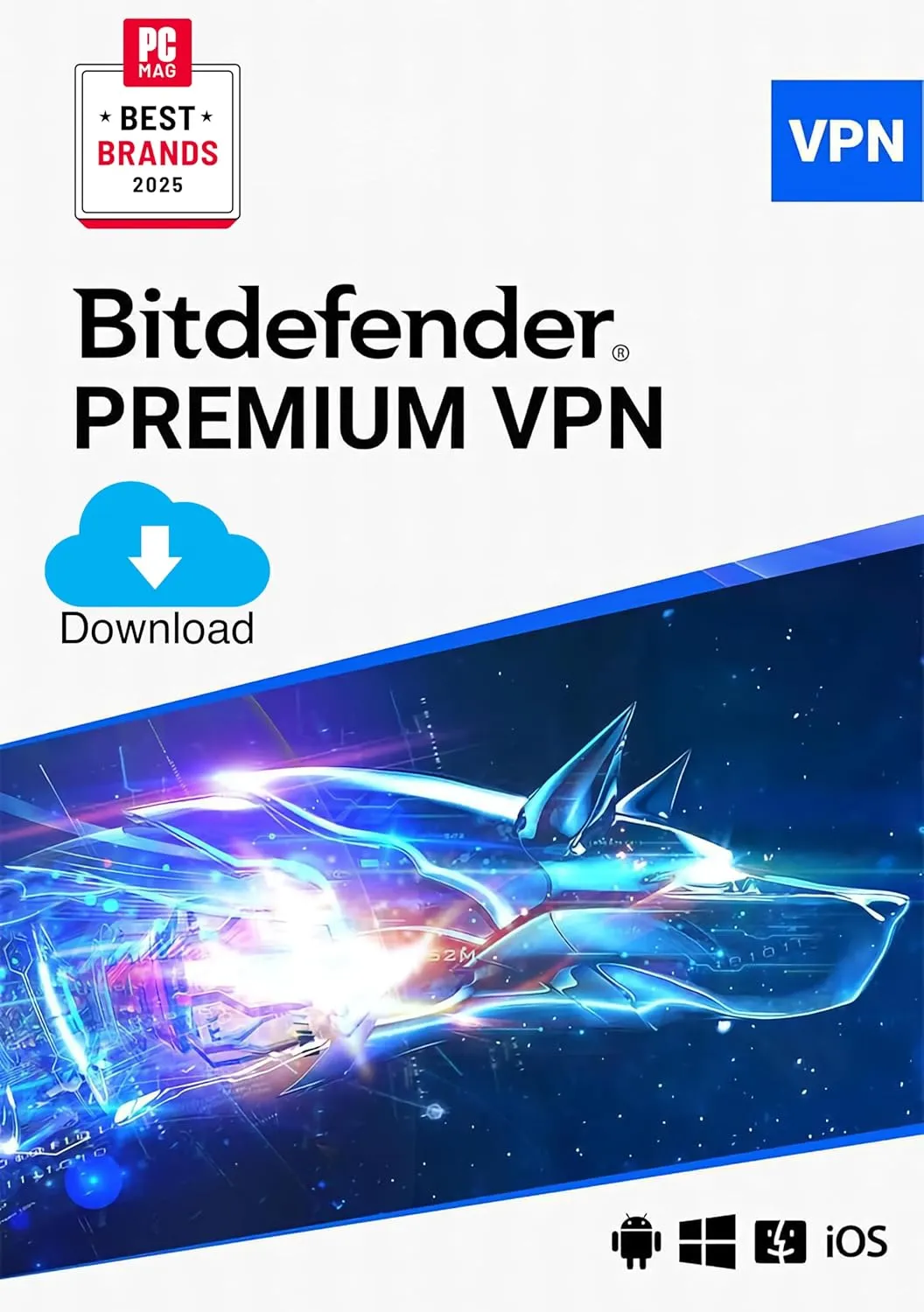 Bitdefender Premium VPN | 10 Device | 1 Year [PC/Mac Online Code]