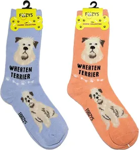 Blue Wheaten Terrier Socks