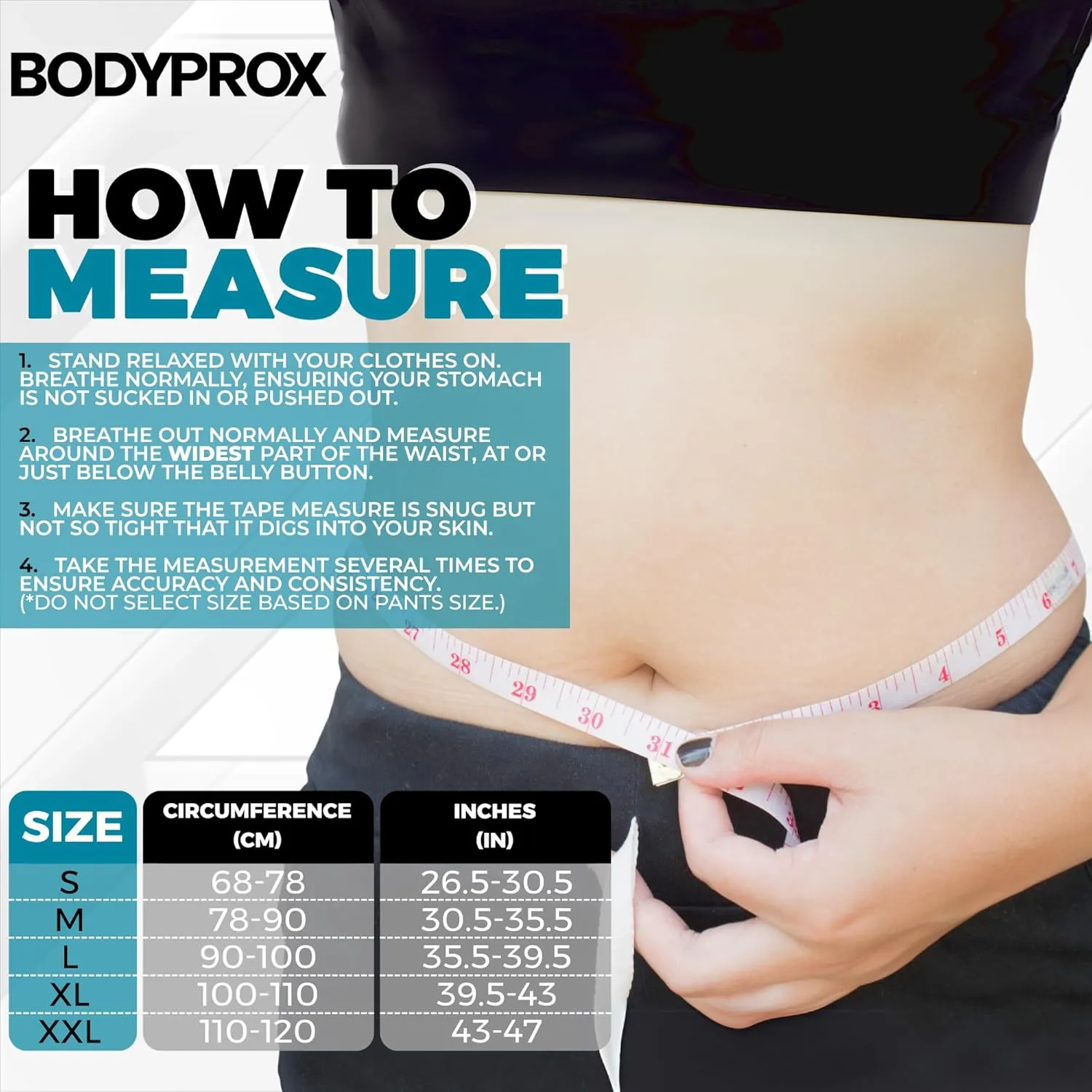 Bodyprox Breathable Back Brace, Back Support Brace for Men and Women.