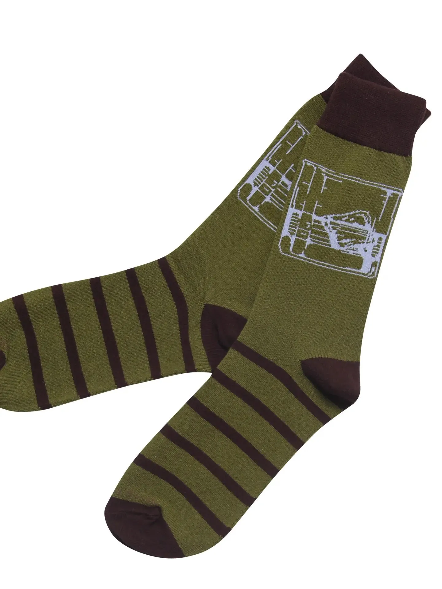Bourbon Glass Socks