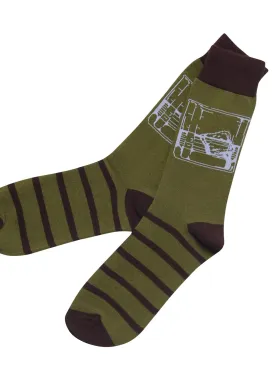 Bourbon Glass Socks