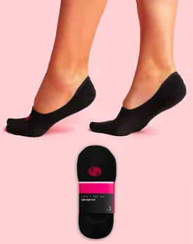 Can't See Me Sock - Black 3 Pack