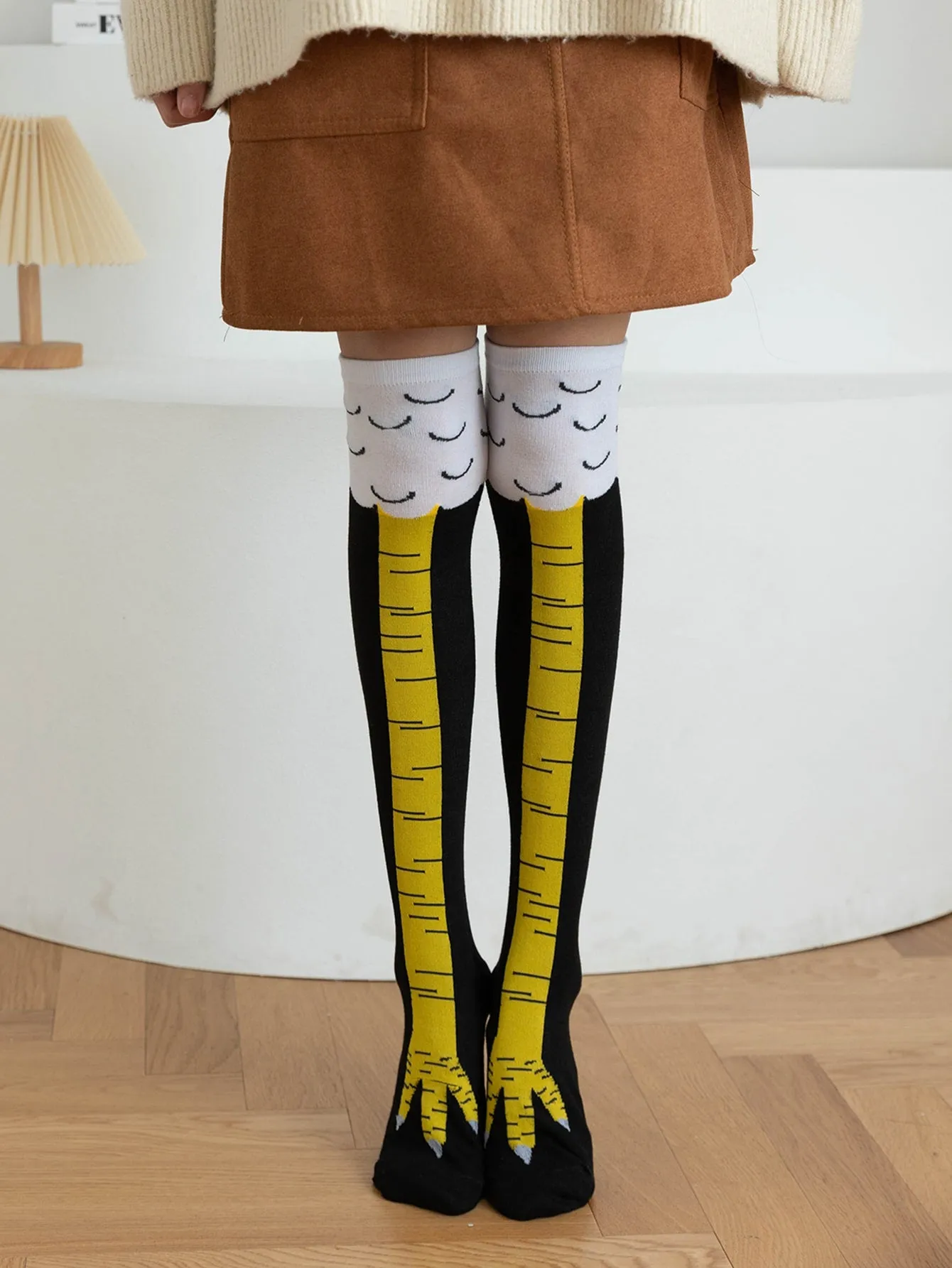 Chicken Claw Over The Knee Socks Silly Socks for Women Funky Socks Funny Socks