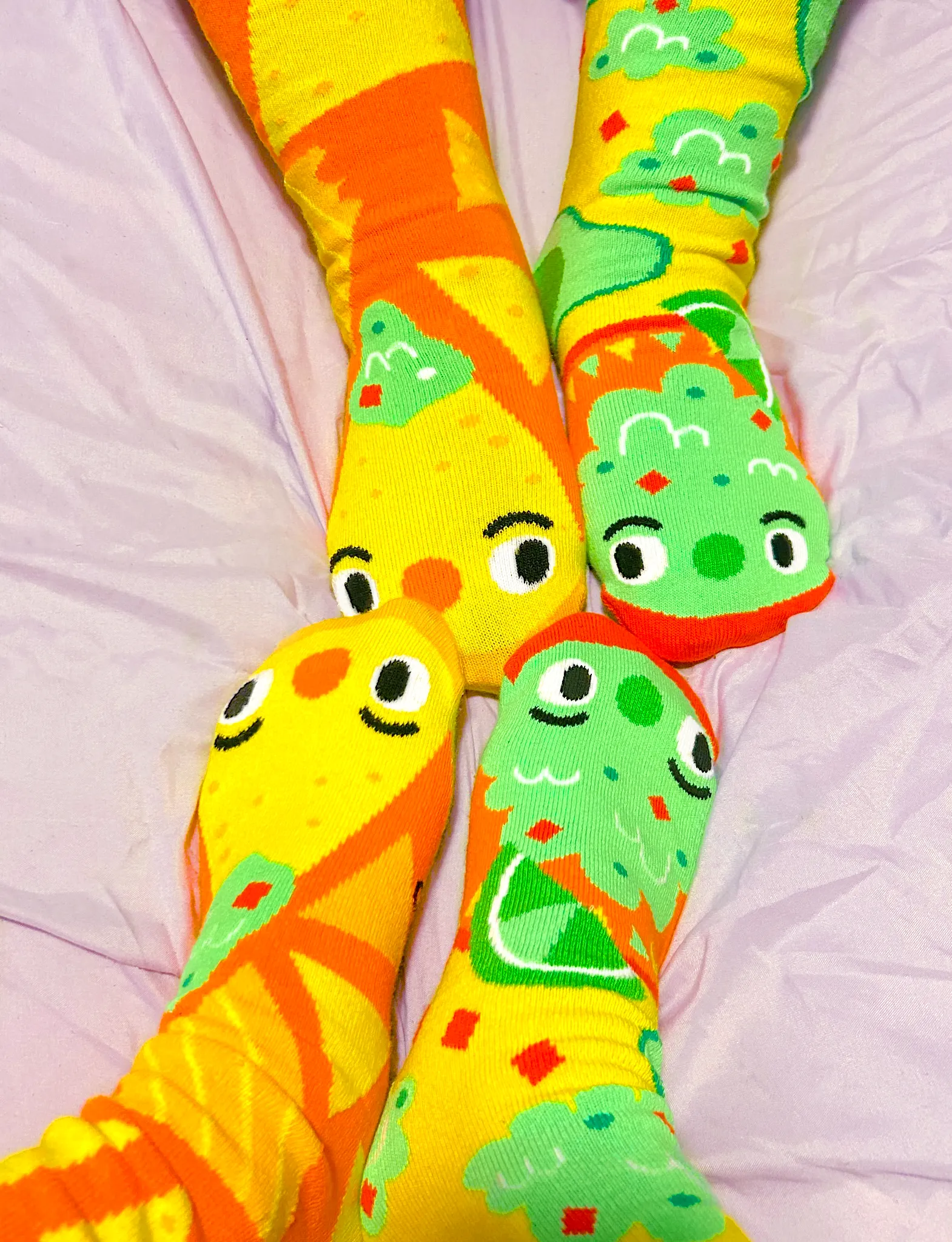 Chip and Guac Mismatched Socks: A Perfect Pair - Adults