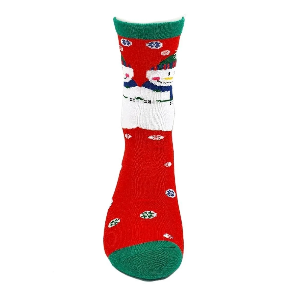 Christmas Socks Snowman | Red