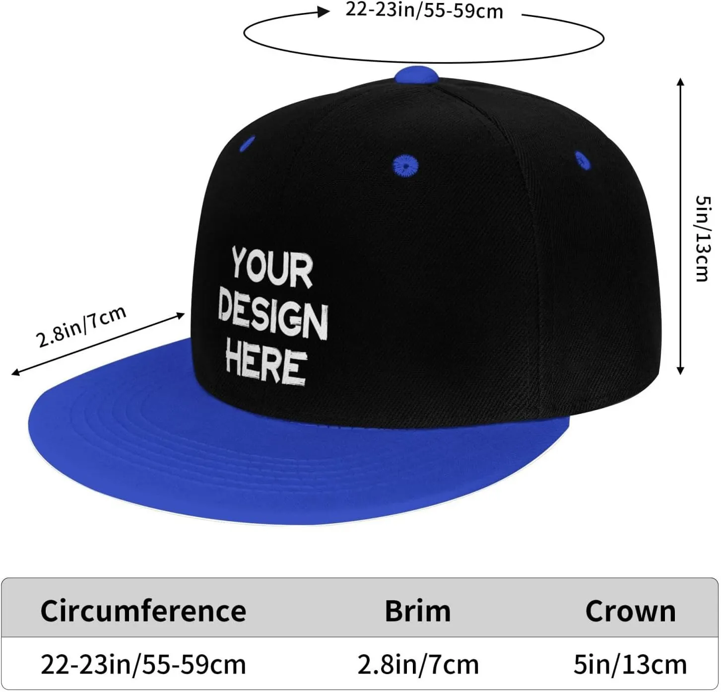 Custom Hip Hop Hat Snapback Hats Personalized Logo Image Baseball Cap Design Your Own Flat Brim Caps for Men Women