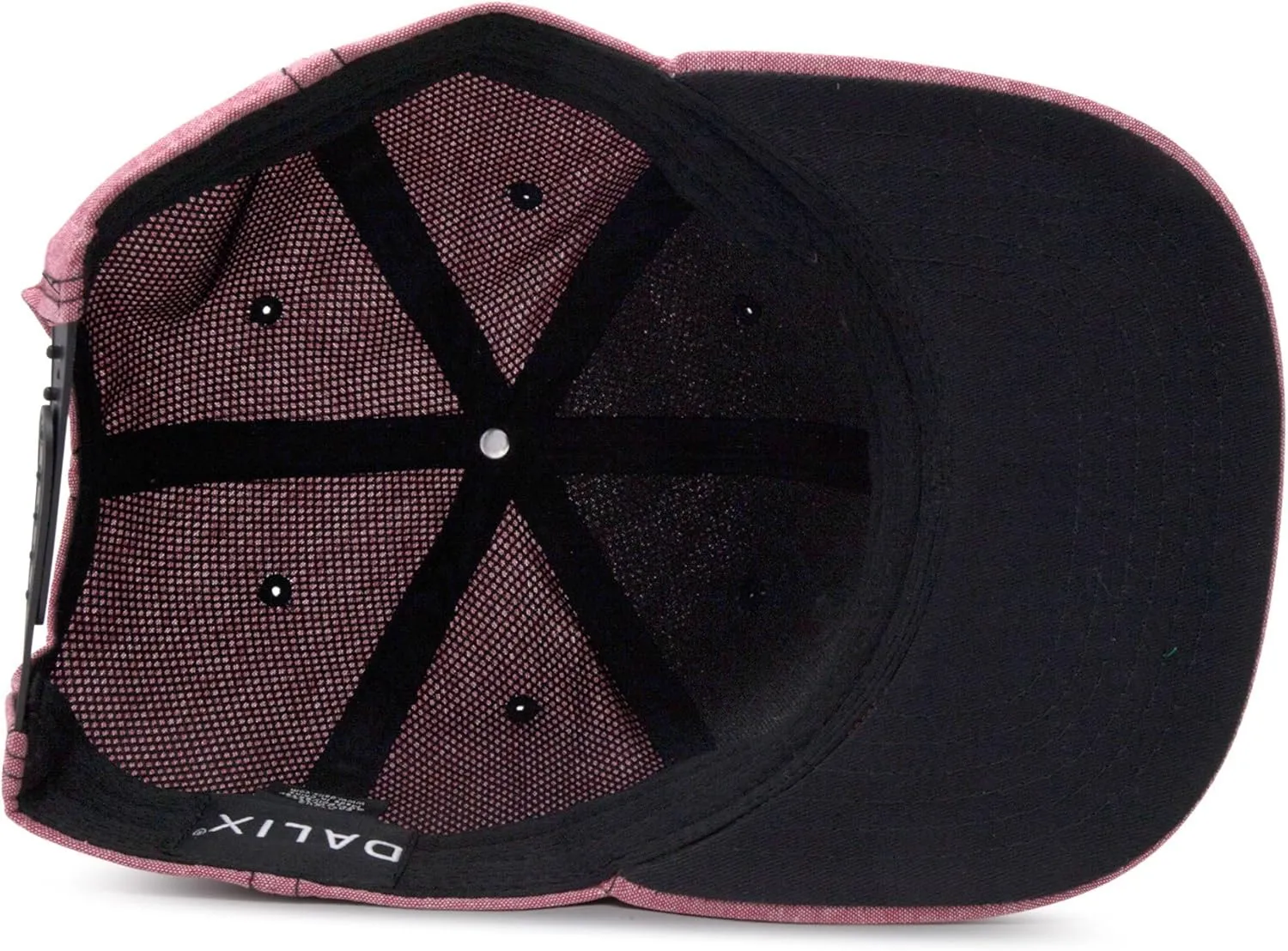 DALIX Premium Flat Bill Baseball Cap Structured Hat Snap Back Chambray
