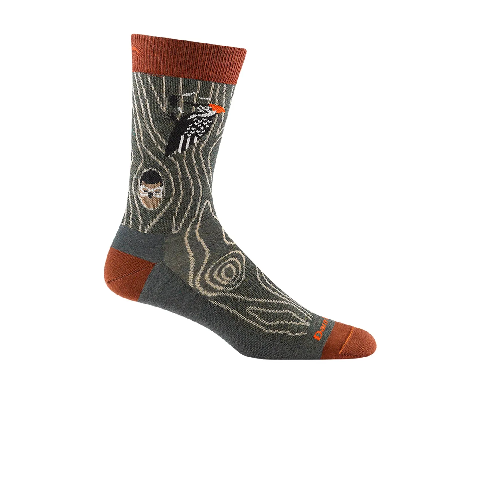 Darn Tough Woody Lightweight Crew Sock (Men) - Forest