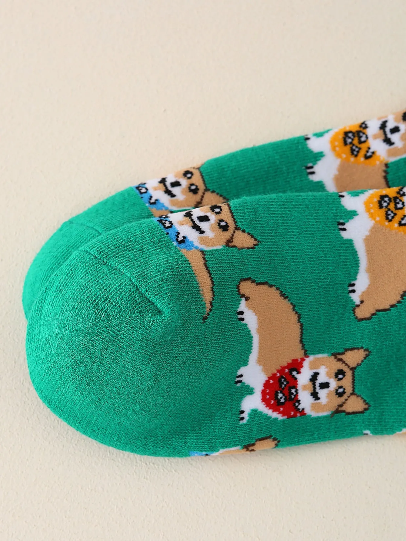 Dog WIth Bandana Crew Socks Funny Socks for Men Novelty Socks Funky Socks Gift