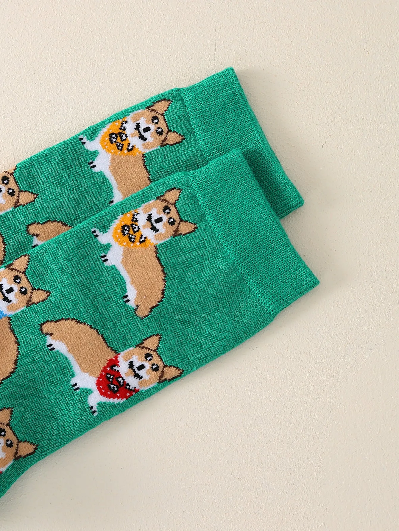 Dog WIth Bandana Crew Socks Funny Socks for Men Novelty Socks Funky Socks Gift