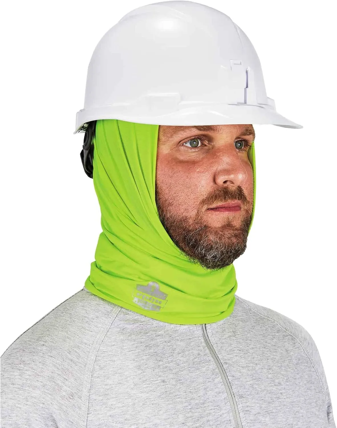 Ergodyne Chill-Its 6487 Cooling Neck Gaiter, Multiple Ways to Wear Headband or Face Mask