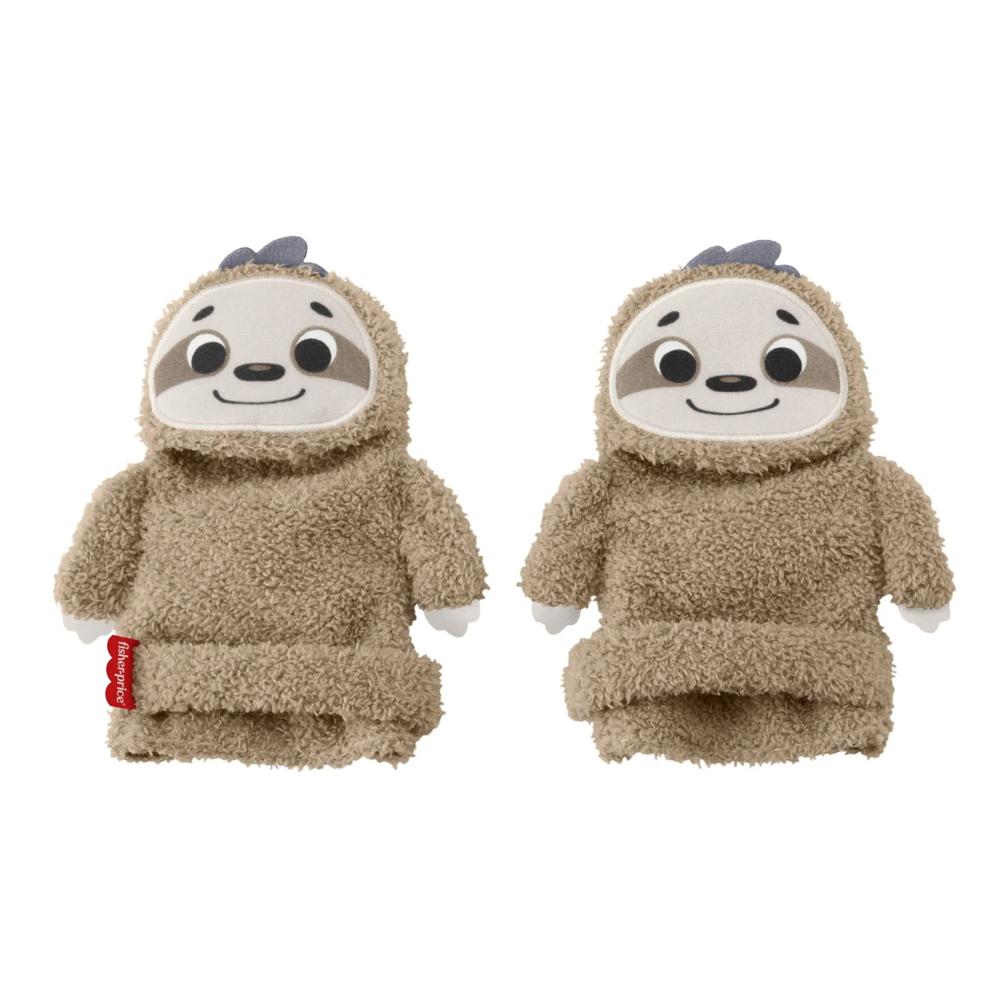 Fisher-Price Sloth Activity Socks Pair Of Wearable Baby Toys
