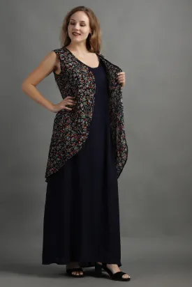 Floral Multicolored Shrug