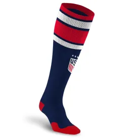 For Bare Feet USWNT Knee High Classic Navy Socks
