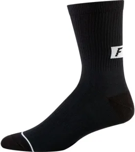 Fox Womens Socks 8 Inch Trail Black