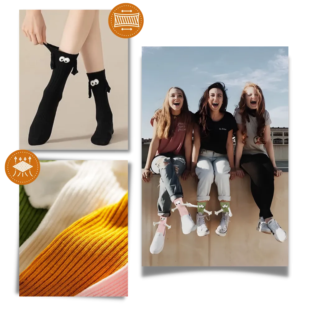 Funny Magnetic Hands Socks