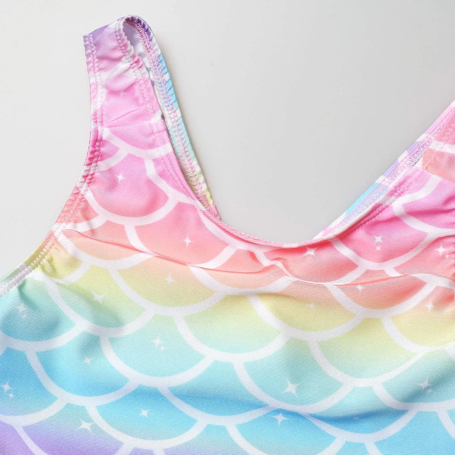 Girls Bathing Suits Unicorn Mermaid Swimsuits One Piece Swimwear