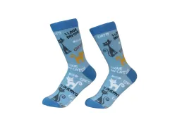 I Love My Cat Sock Daddy Socks One Size Fits Most