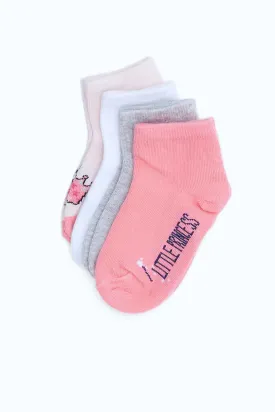 Infant Girls Assorted Ankle Socks (Pack of 4))