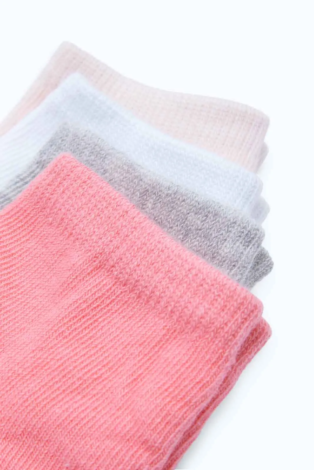 Infant Girls Assorted Ankle Socks (Pack of 4))
