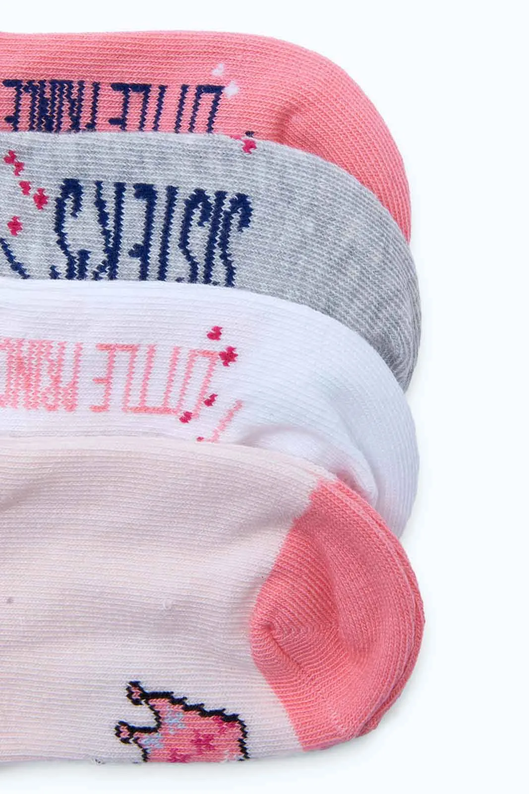 Infant Girls Assorted Ankle Socks (Pack of 4))