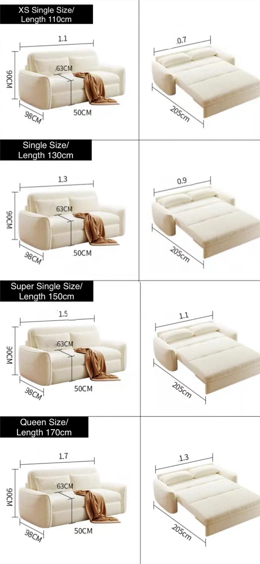 Jay Electric Sofa Bed
