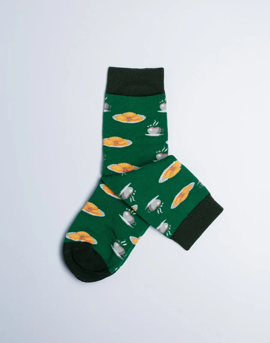 Kids Beignet & Cocoa Crew Socks