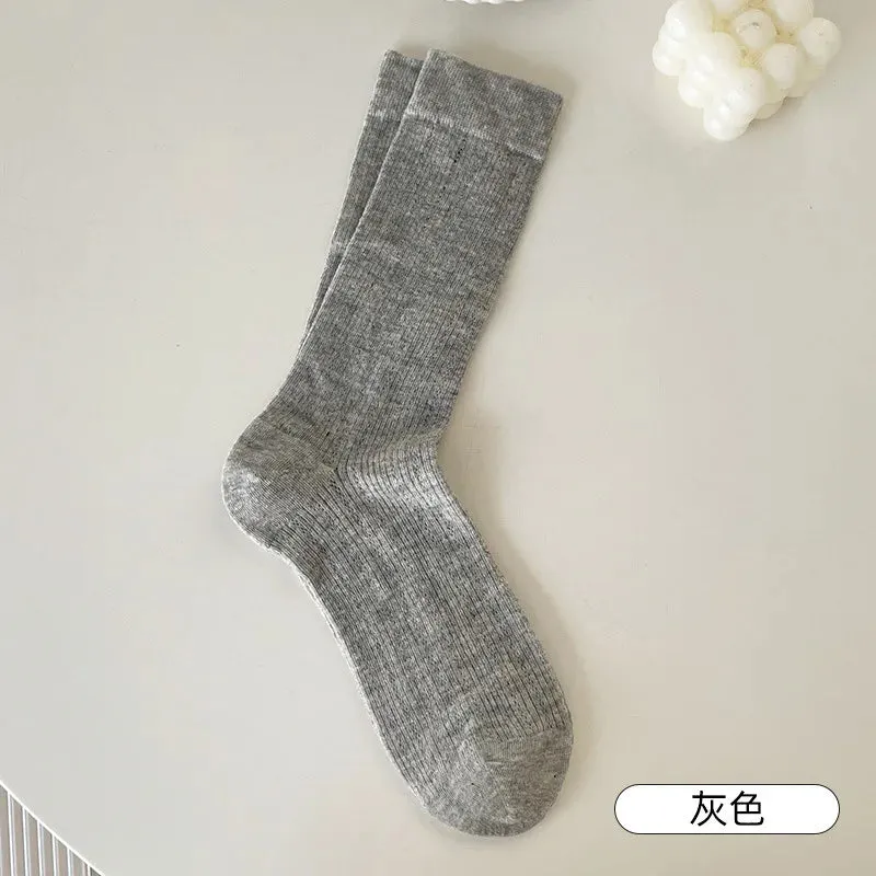 Lace Cotton Long Socks