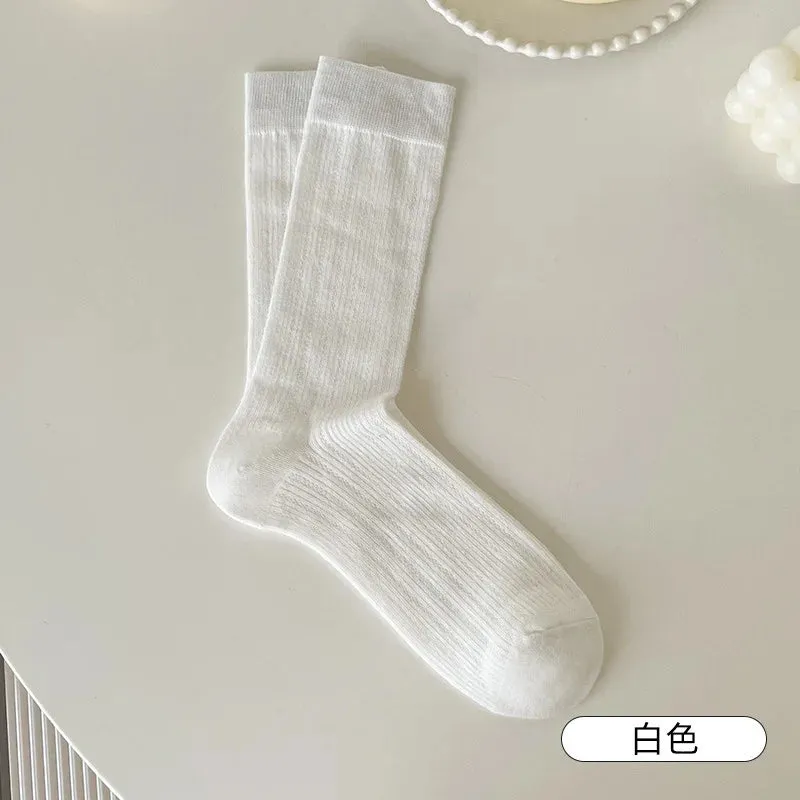 Lace Cotton Long Socks