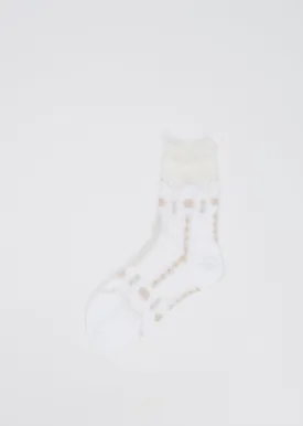 Lace Fun Socks — White