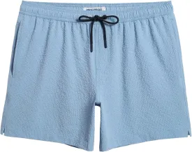 maamgic Men's Swim Trunks 5.5 inch Seersucker Beach Shorts Quick Dry Bathing Suits with Mesh Liner