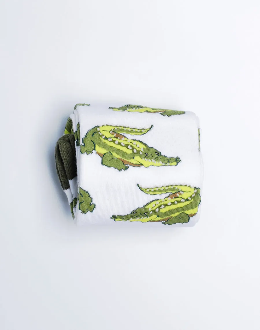 Men's Gator Gator Alligator Crew Socks