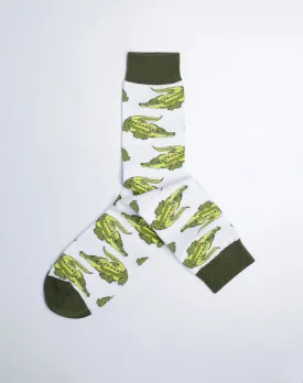 Men's Gator Gator Alligator Crew Socks